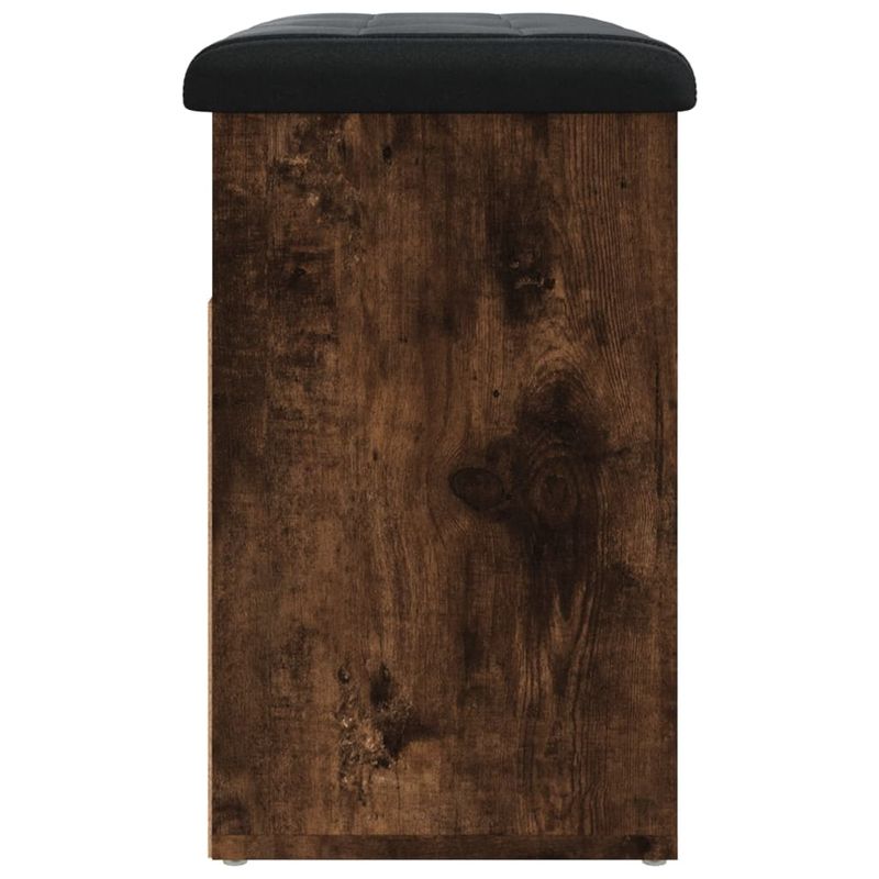 Casa si Gradina - Mobilier - Organizare si depozitare - Bancute - Banca de pantofi, stejar fumuriu, 62x32x50 cm, lemn prelucrat - Infinity.ro