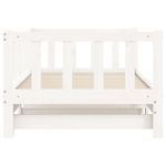 Casa si Gradina - Mobilier - Paturi si accesorii - Paturi - Pat de zi cu extensie, alb, 80x200 cm, lemn masiv de pin - Infinity.ro