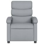 Casa si Gradina - Mobilier - Scaune si fotolii - Fotolii - Fotoliu rabatabil electric, gri deschis, textil - Infinity.ro