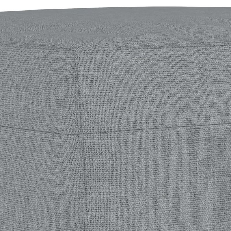 Casa si Gradina - Mobilier - Canapele si coltare - Canapele - Canapea cu 3 locuri si taburet, gri deschis, 180 cm, textil - Infinity.ro
