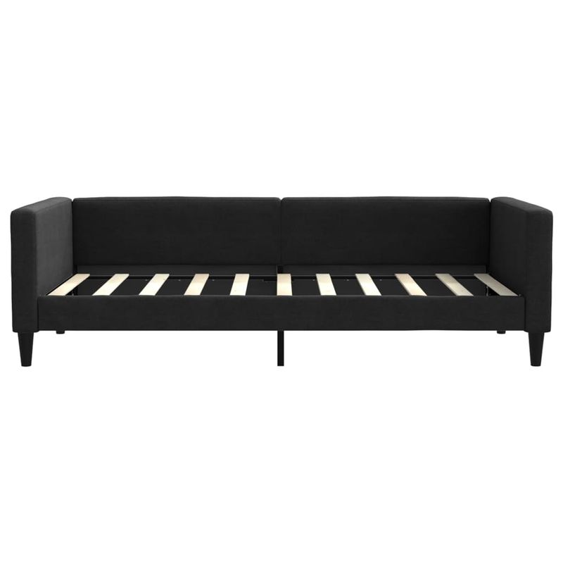 Casa si Gradina - Mobilier - Paturi si accesorii - Paturi - Pat de zi cu extensie, negru, 90x190 cm, textil - Infinity.ro