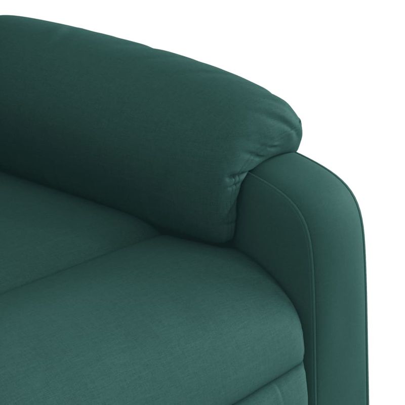 Ingrijire personala si Cosmetice - Sanatate si wellness - Articole wellness - Fotolii de masaj - Fotoliu electric masaj rabatabil / ridicare verde inchis textil - Infinity.ro