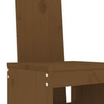 Casa si Gradina - Gradina si terasa - Mobilier exterior - Scaune si sezlonguri gradina - Scaune de bar 2 buc. maro miere 40x42x120 cm lemn masiv de pin - Infinity.ro