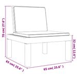 Casa si Gradina - Gradina si terasa - Mobilier exterior - Scaune si sezlonguri gradina - Sezlong cu perne, antracit, PP - Infinity.ro