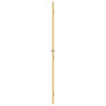 Casa si Gradina - Constructii - Usi interior, exterior si garaj - Usi garaj - Usa interior Slim auriu 76x201,5 cm sticla securizata/aluminiu, auriu și transparent, model 4x2 grilaje - Infinity.ro