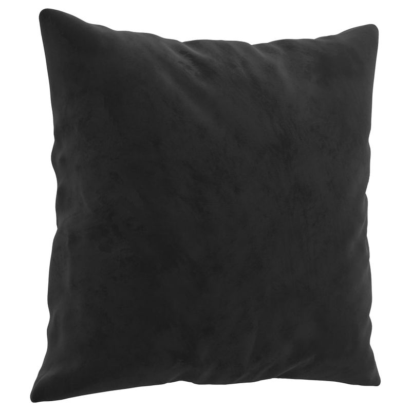 Casa si Gradina - Mobilier - Canapele si coltare - Canapele - Canapea cu 3 locuri cu pernute, negru, 180 cm, catifea - Infinity.ro
