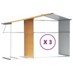 Casa si Gradina - Gradina si terasa - Casute de gradina - Sopron de gradina maro deschis 277x365,5x179 cm otel galvanizat - Infinity.ro