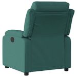 Casa si Gradina - Mobilier - Scaune si fotolii - Fotolii - Fotoliu rabatabil, verde inchis, material textil - Infinity.ro