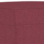 Casa si Gradina - Mobilier - Seturi de mobilier - Seturi living - Set canapea cu perne, 3 piese, rosu vin, material textil - Infinity.ro