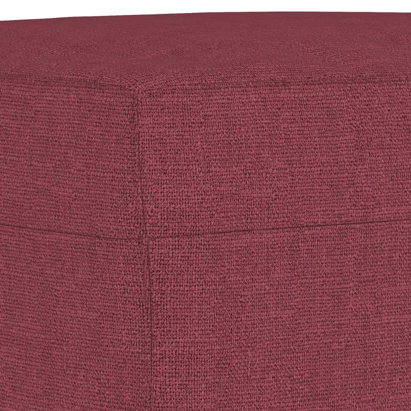 Casa si Gradina - Mobilier - Seturi de mobilier - Seturi living - Set canapea cu perne, 3 piese, rosu vin, material textil - Infinity.ro