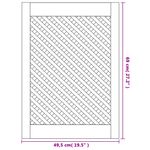 Casa si Gradina - Mobilier - Dulapuri si sifoniere - Dulapuri - Usi de dulap cu zabrele 2 buc. 49,5x69 cm, lemn masiv de pin - Infinity.ro