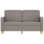 Casa si Gradina - Mobilier - Canapele si coltare - Canapele - Canapea cu 2 locuri, gri taupe, 120 cm, material textil - Infinity.ro