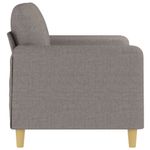 Casa si Gradina - Mobilier - Canapele si coltare - Canapele - Canapea cu 2 locuri, gri taupe, 120 cm, material textil - Infinity.ro