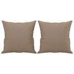 Casa si Gradina - Mobilier - Seturi de mobilier - Seturi living - Set de canapele cu perne, 3 piese, cappuccino, piele ecologica - Infinity.ro
