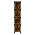 Casa si Gradina - Mobilier - Biblioteci si rafturi - Biblioteci - Biblioteca cu 5 niveluri, stejar fumuriu, 76x32x158 cm, lemn - Infinity.ro