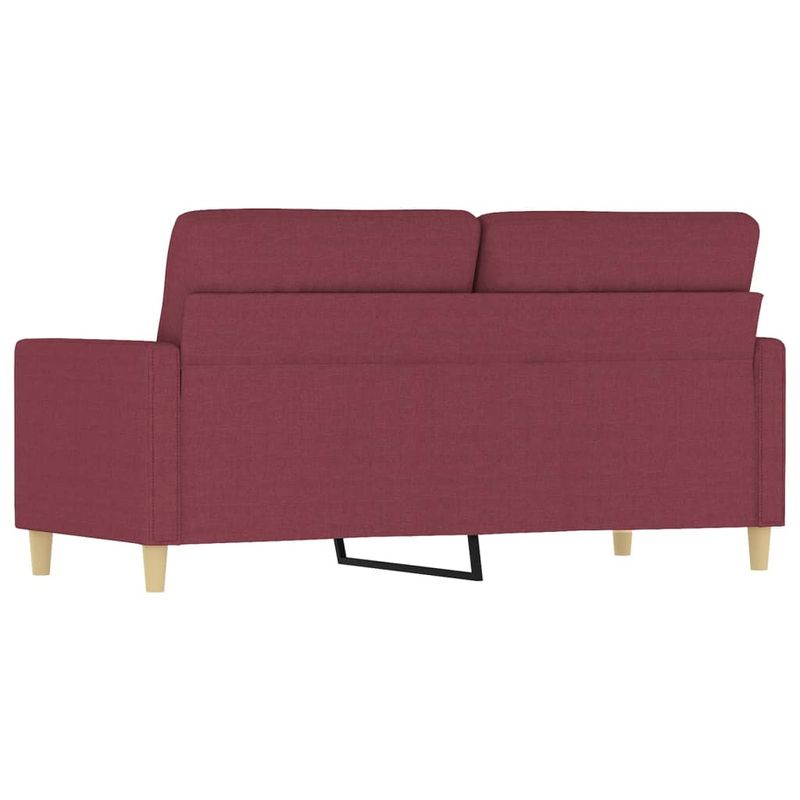 Casa si Gradina - Mobilier - Canapele si coltare - Canapele - Canapea cu 2 locuri, rosu vin, 140 cm, material textil - Infinity.ro