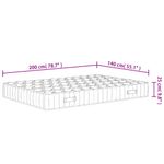 Casa si Gradina - Mobilier - Saltele si somiere - Saltele - Saltea cu arcuri buzunar, fermitate medie, 140x200 cm - Infinity.ro