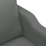 Casa si Gradina - Mobilier - Scaune si fotolii - Fotolii - Fotoliu canapea, gri inchis, 60 cm, material textil - Infinity.ro