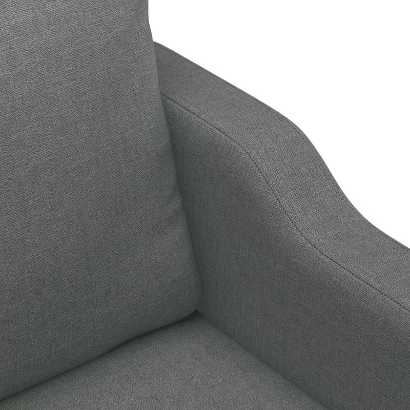 Casa si Gradina - Mobilier - Scaune si fotolii - Fotolii - Fotoliu canapea, gri inchis, 60 cm, material textil - Infinity.ro