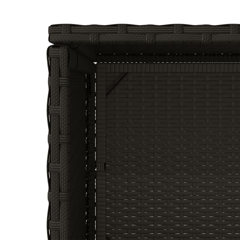 Casa si Gradina - Gradina si terasa - Mobilier exterior - Dulapuri si lazi depozitare exterior - Dulap depozitare de gradina, negru, 50x55x115 cm, poliratan - Infinity.ro