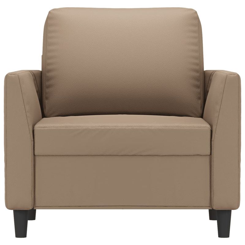 Casa si Gradina - Mobilier - Canapele si coltare - Canapele - Canapea de o persoana, cappuccino, 60 cm, piele ecologica - Infinity.ro