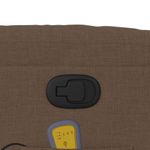 Ingrijire personala si Cosmetice - Sanatate si wellness - Articole wellness - Fotolii de masaj - Fotoliu de masaj rabatabil, maro, material textil - Infinity.ro