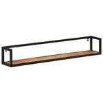 Casa si Gradina - Mobilier - Biblioteci si rafturi - Rafturi - Rafturi de perete 2 buc. 110x17x17 cm lemn masiv mango si fier - Infinity.ro