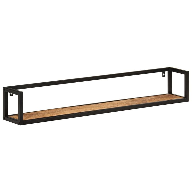 Casa si Gradina - Mobilier - Biblioteci si rafturi - Rafturi - Rafturi de perete 2 buc. 110x17x17 cm lemn masiv mango si fier - Infinity.ro