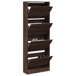 Casa si Gradina - Mobilier - Organizare si depozitare - Organizator incaltaminte - Pantofar, stejar maro, 60x21x163,5 cm, lemn compozit - Infinity.ro