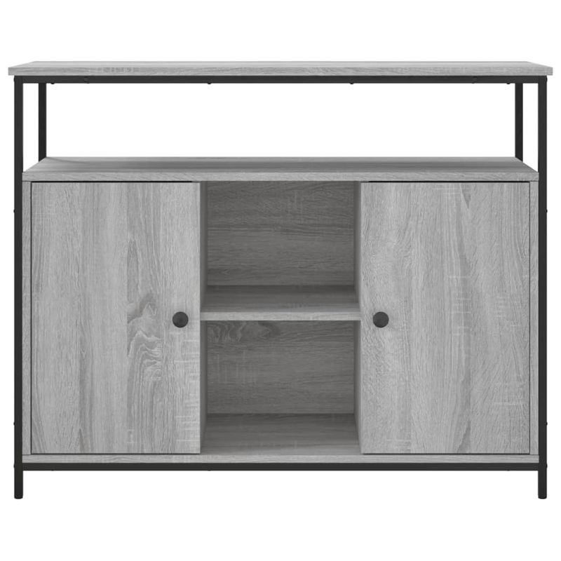 Casa si Gradina - Mobilier - Comode si corpuri - Comode - Servanta, gri sonoma, 100x35x80 cm, lemn compozit - Infinity.ro