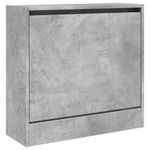 Casa si Gradina - Mobilier - Organizare si depozitare - Organizator incaltaminte - Pantofar, gri beton, 60x21x57 cm, lemn compozit - Infinity.ro