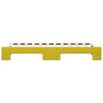 Casa si Gradina - Mobilier - Paturi si accesorii - Paturi - Pat de zi cu extensie, galben, 80x200 cm, catifea - Infinity.ro