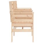 Casa si Gradina - Gradina si terasa - Mobilier exterior - Bancute de gradina - Banca de gradina cu masa 2 locuri, lemn masiv de pin - Infinity.ro