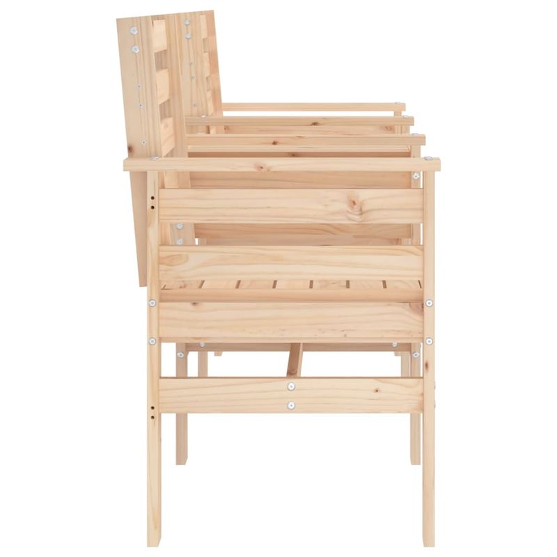 Casa si Gradina - Gradina si terasa - Mobilier exterior - Bancute de gradina - Banca de gradina cu masa 2 locuri, lemn masiv de pin - Infinity.ro