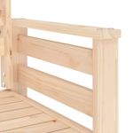 Casa si Gradina - Gradina si terasa - Mobilier exterior - Bancute de gradina - Banca de gradina cu masa 2 locuri, lemn masiv de pin - Infinity.ro