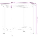 Casa si Gradina - Constructii - Scule de mana si unelte - Mese si bancuri de lucru - Banc de lucru 80x55x81,5 cm, lemn masiv de fag si metal - Infinity.ro