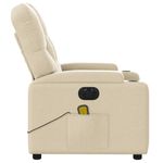 Ingrijire personala si Cosmetice - Sanatate si wellness - Articole wellness - Fotolii de masaj - Fotoliu electric de masaj rabatabil, crem, textil - Infinity.ro