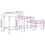Casa si Gradina - Mobilier - Mese si birouri - Masute de cafea - Mese suprapuse de cafea, 3 buc, negru, lemn prelucrat - Infinity.ro