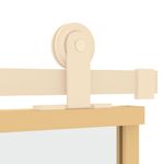 Casa si Gradina - Constructii - Usi interior, exterior si garaj - Usi garaj - Usa glisanta, auriu, 102,5x205 cm, sticla ESG mata si aluminiu - Infinity.ro