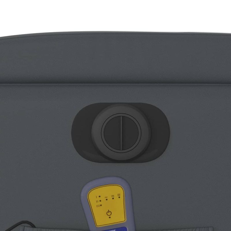 Ingrijire personala si Cosmetice - Sanatate si wellness - Articole wellness - Fotolii de masaj - Fotoliu de masaj electric rabatabil, gri, piele ecologica - Infinity.ro