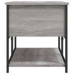 Casa si Gradina - Mobilier - Canapele si coltare - Banchete - Banca de depozitare, gri sonoma, 100x42,5x47 cm, lemn prelucrat - Infinity.ro