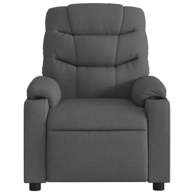 Ingrijire personala si Cosmetice - Sanatate si wellness - Articole wellness - Fotolii de masaj - Fotoliu de masaj rabatabil, gri inchis, material textil - Infinity.ro