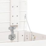 Market - Spalare si intretinere rufe - Uscatoare de rufe si accesorii - Cos de rufe, alb, 44x44x66 cm, lemn masiv de pin - Infinity.ro