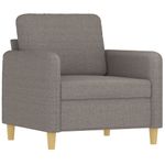 Casa si Gradina - Mobilier - Seturi de mobilier - Seturi living - Set de canapea cu perne, 4 piese, gri taupe, material textil - Infinity.ro