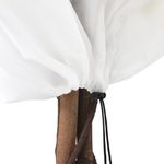 Casa si Gradina - Gradinarit si plante - Unelte gradinarit - Accesorii pentru unelte gradinarit - Huse de fleece pentru plante cu snur 4 buc 70 g/m² 0,8x1,2 m, alb - Infinity.ro