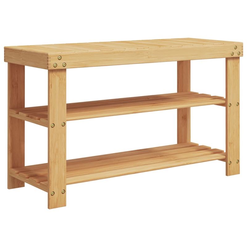 Casa si Gradina - Mobilier - Organizare si depozitare - Organizator incaltaminte - Suport de pantofi cu 3 niveluri, 70x27,5x45 cm, bambus - Infinity.ro
