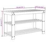 Casa si Gradina - Mobilier - Organizare si depozitare - Organizator incaltaminte - Suport de pantofi cu 3 niveluri, 70x27,5x45 cm, bambus - Infinity.ro
