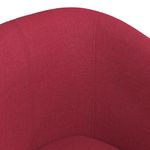 Casa si Gradina - Mobilier - Scaune si fotolii - Fotolii - Fotoliu tip cuva cu taburet, rosu vin, material textil - Infinity.ro