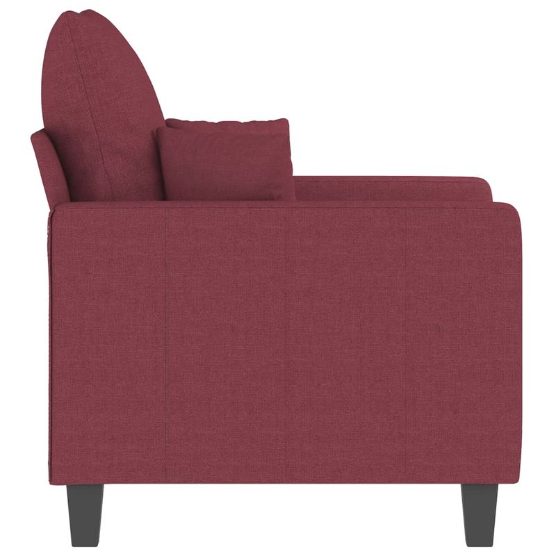 Casa si Gradina - Mobilier - Scaune si fotolii - Fotolii - Fotoliu canapea, rosu vin, 60 cm, material textil - Infinity.ro