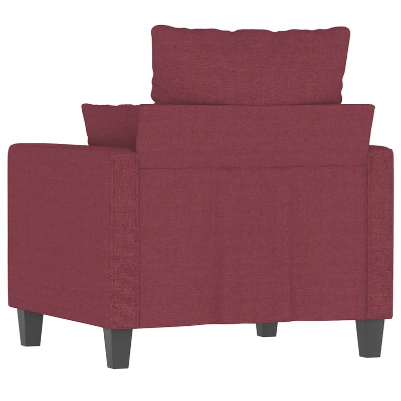 Casa si Gradina - Mobilier - Scaune si fotolii - Fotolii - Fotoliu canapea, rosu vin, 60 cm, material textil - Infinity.ro